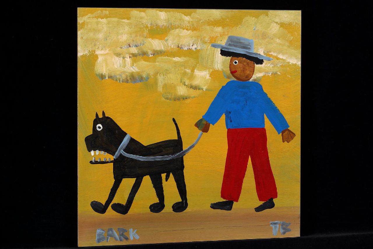 Brown T. | Timothy 'Tim' Brown, Bark, acryl op paneel 38,0 x 36,0 cm, gesigneerd rechtsonder met initialen Brown T. | Timothy 'Tim' Brown, Bark, acryl op paneel 38,0 x 36,0 cm, gesigneerd rechtsonder met initialen