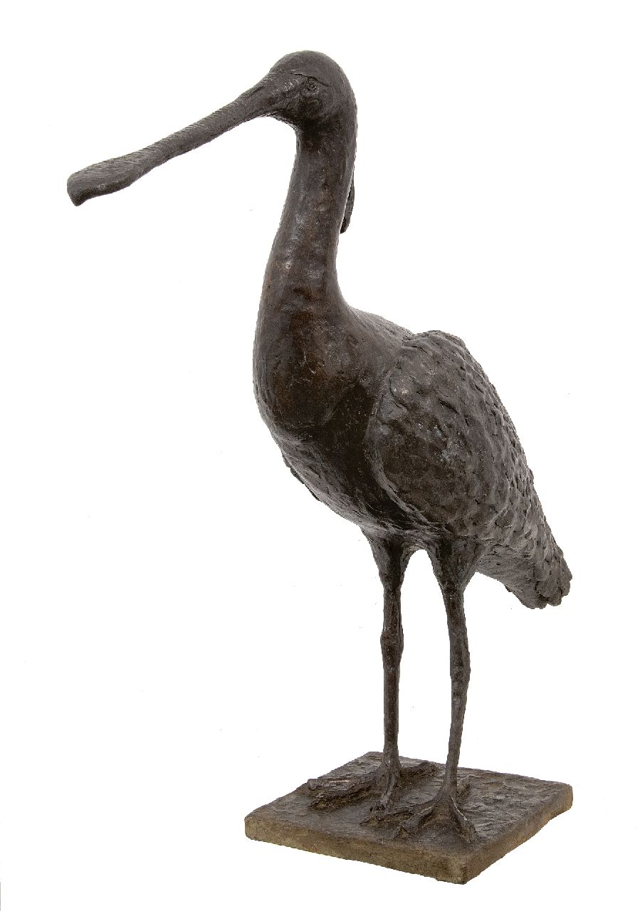 Petersen P. | Peter Petersen | Beelden en objecten te koop aangeboden | Lepelaar, brons 61,0 x 63,0 cm, gesigneerd op basis met monogram Petersen P. | Peter Petersen | Beelden en objecten te koop aangeboden | Lepelaar, brons 61,0 x 63,0 cm, gesigneerd op basis met monogram