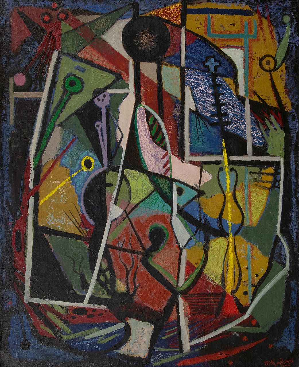 Boers W.H.F. | 'Willy' Herman Friederich Boers, Désir potentiel/Potentieel verlangen, olieverf op doek 75,3 x 60,0 cm, gesigneerd rechtsonder en gedateerd 1948 Boers W.H.F. | 'Willy' Herman Friederich Boers, Désir potentiel/Potentieel verlangen, olieverf op doek 75,3 x 60,0 cm, gesigneerd rechtsonder en gedateerd 1948