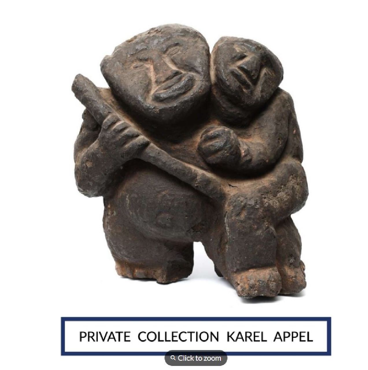 Onbekend   | Onbekend | Beelden en objecten te koop aangeboden | Twee figuren (moeder en kind), keramiek 50,0 x 44,0 cm