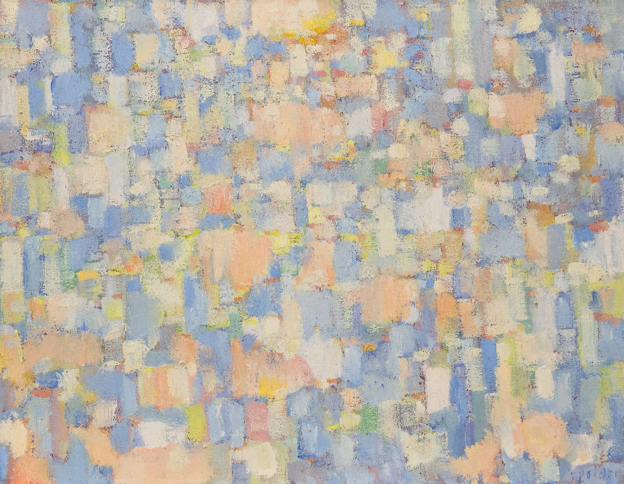 Rudi Polder | Zonder titel, olieverf op doek, 70,4 x 90,2 cm, gesigneerd r.o. en ca 1967 Rudi Polder | Zonder titel, olieverf op doek, 70,4 x 90,2 cm, gesigneerd r.o. en ca 1967