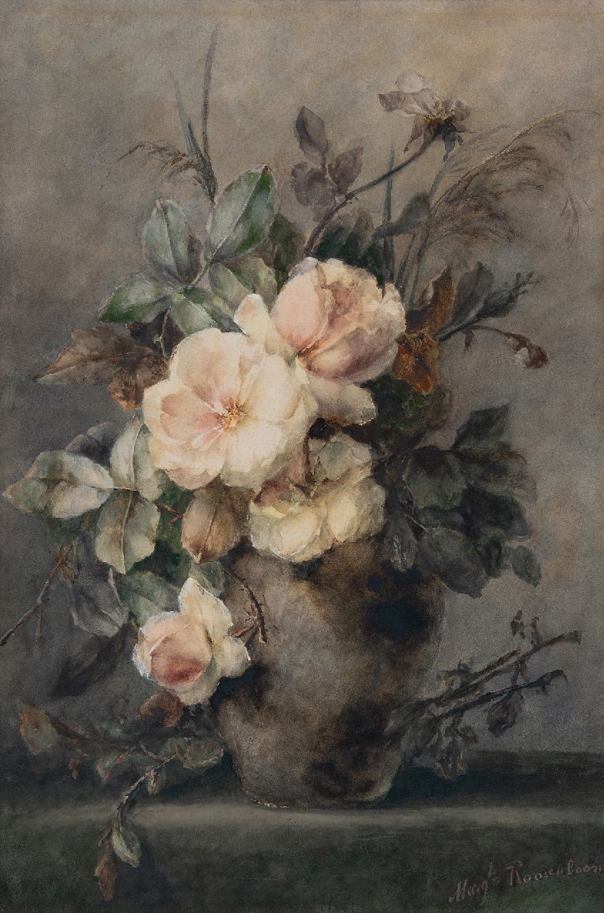 Roosenboom M.C.J.W.H. | 'Margaretha' Cornelia Johanna Wilhelmina Henriëtta Roosenboom | Grafiek te koop aangeboden | Bloemstilleven, litho 65,0 x 44,0 cm, gesigneerd rechtsonder Roosenboom M.C.J.W.H. | 'Margaretha' Cornelia Johanna Wilhelmina Henriëtta Roosenboom | Grafiek te koop aangeboden | Bloemstilleven, litho 65,0 x 44,0 cm, gesigneerd rechtsonder