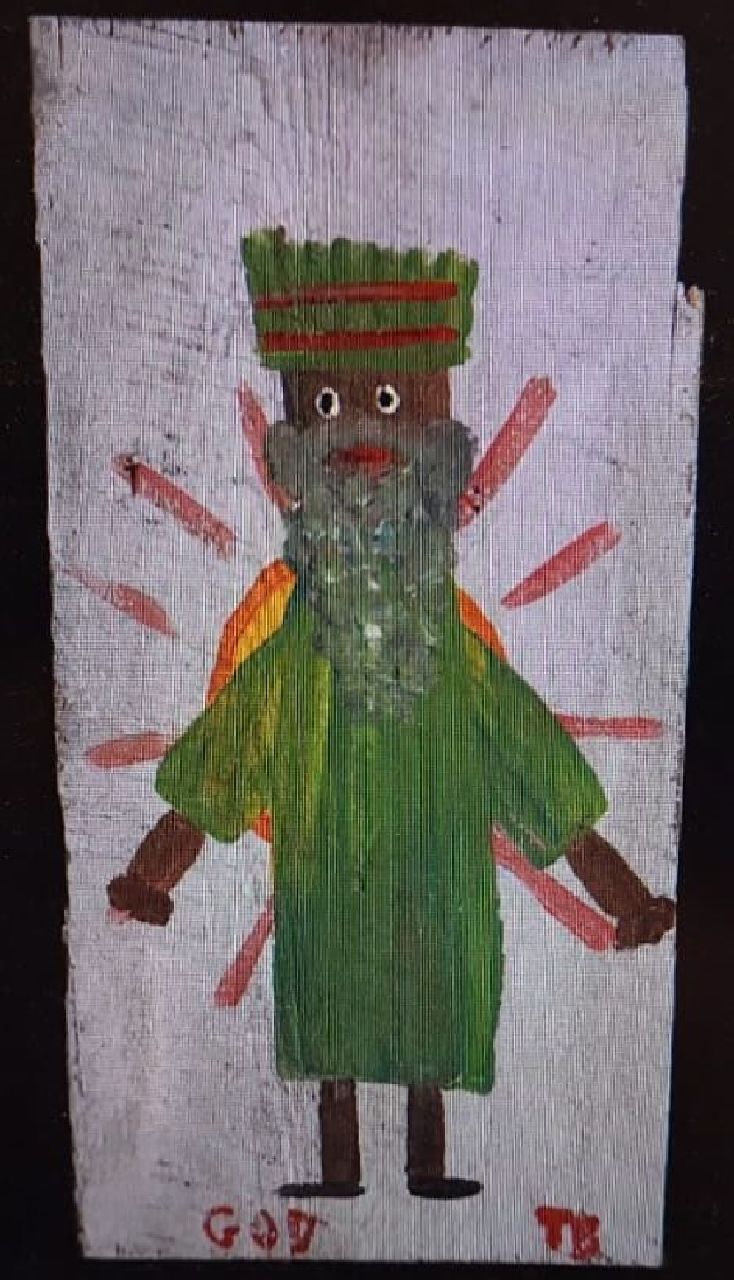 Brown T.  | Timothy 'Tim' Brown | Schilderijen te koop aangeboden | God, olieverf op paneel 40,0 x 22,0 cm, gesigneerd rechtsonder en jaren 70