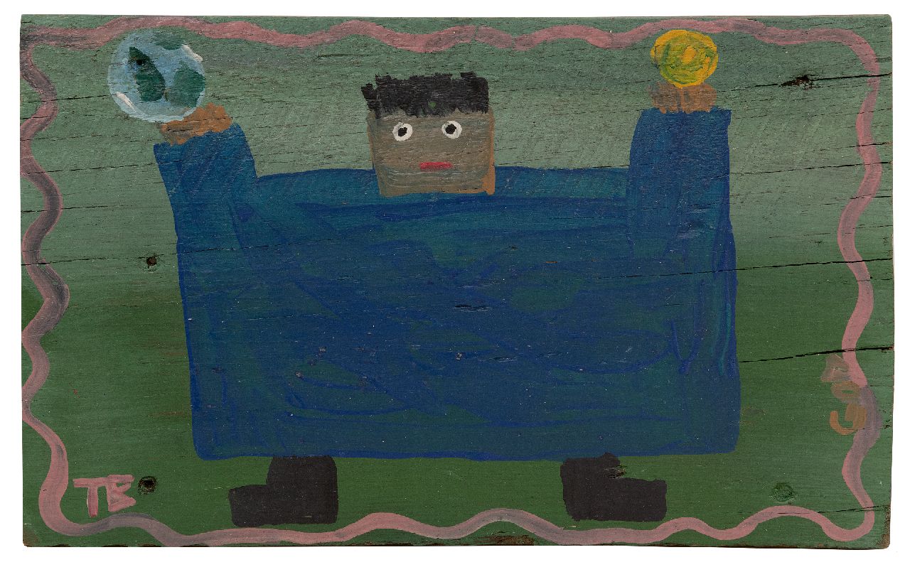 Brown T.  | Timothy 'Tim' Brown | Schilderijen te koop aangeboden | God, olieverf op paneel 39,0 x 24,0 cm, jaren '60  niet te koop