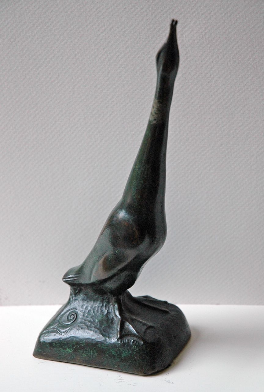 Santifort C. | Santifort | Beelden en objecten te koop aangeboden | Gans, brons, gesigneerd op basis Santifort C. | Santifort | Beelden en objecten te koop aangeboden | Gans, brons, gesigneerd op basis