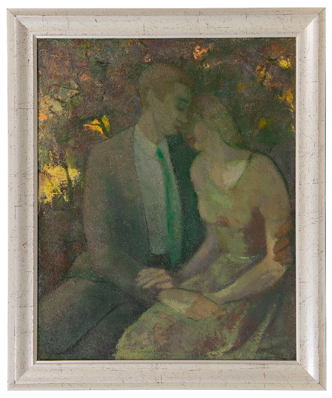 Naarden I. | Isaäc Naarden | Schilderijen te koop aangeboden | Liefdespaar, olieverf op paneel 49,8 x 40,0 cm Naarden I. | Isaäc Naarden | Schilderijen te koop aangeboden | Liefdespaar, olieverf op paneel 49,8 x 40,0 cm