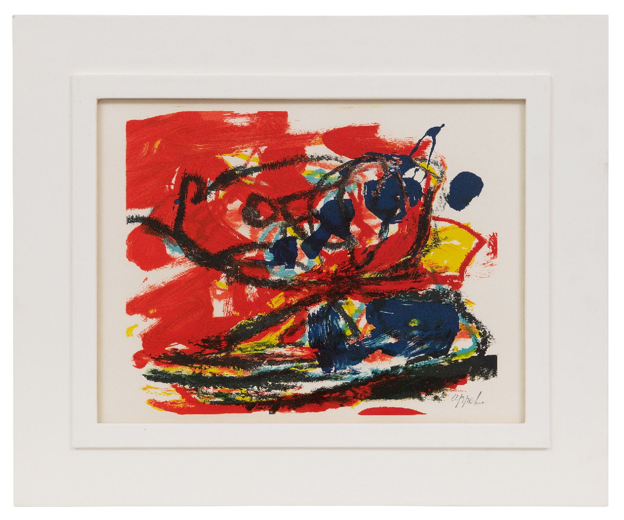 Appel C.K. | Christiaan 'Karel' Appel | Grafiek te koop aangeboden | Musique Barbare (litho), litho 28,0 x 37,5 cm, gesigneerd rechtsonder (in de steen) en te dateren 1963 Appel C.K. | Christiaan 'Karel' Appel | Grafiek te koop aangeboden | Musique Barbare (litho), litho 28,0 x 37,5 cm, gesigneerd rechtsonder (in de steen) en te dateren 1963