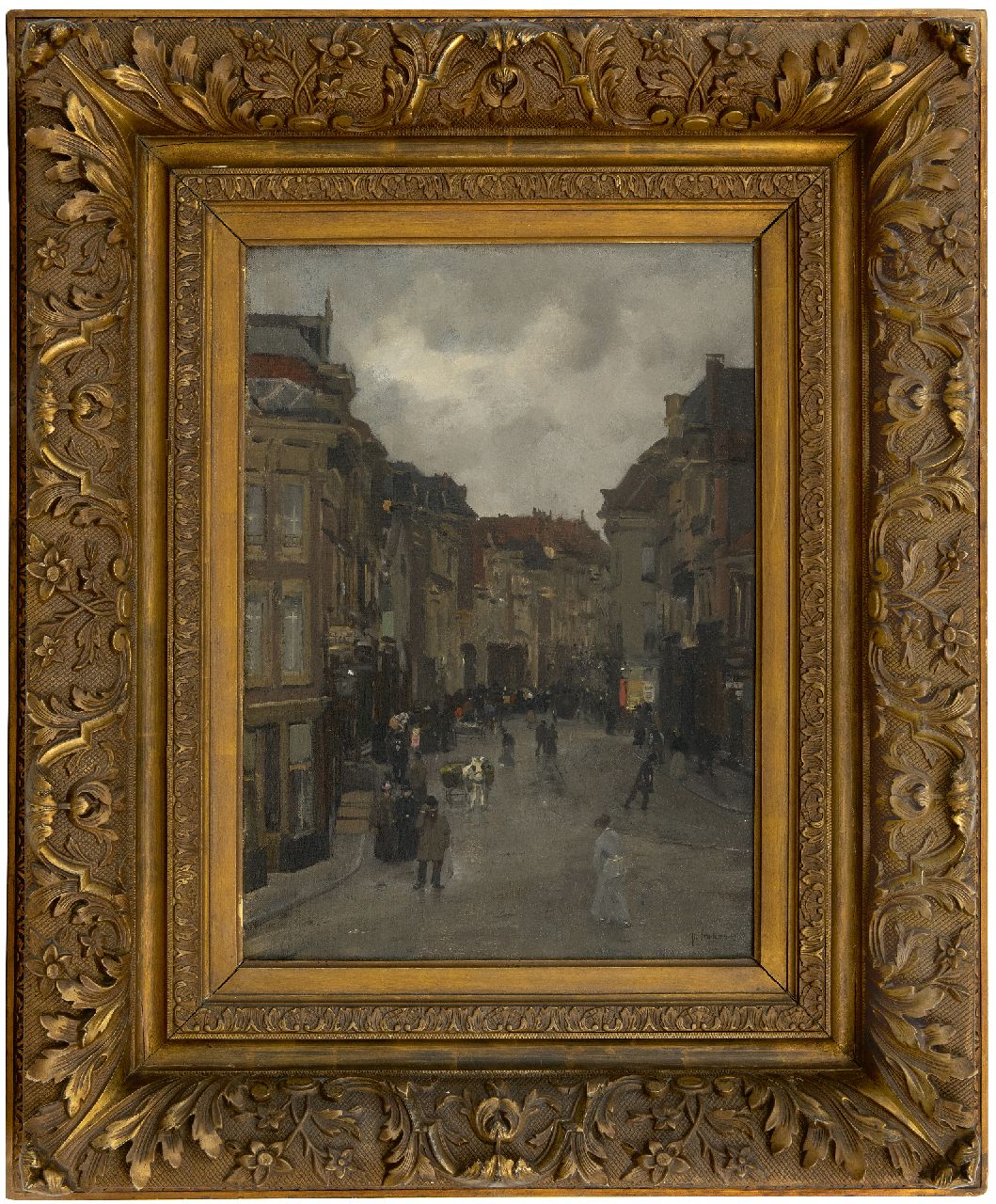 Arntzenius P.F.N.J. | Pieter Florentius Nicolaas Jacobus 'Floris' Arntzenius | Schilderijen te koop aangeboden | Stadsgezicht, Den Haag, olieverf op doek 36,5 x 50,9 cm, gesigneerd rechtsonder Arntzenius P.F.N.J. | Pieter Florentius Nicolaas Jacobus 'Floris' Arntzenius | Schilderijen te koop aangeboden | Stadsgezicht, Den Haag, olieverf op doek 36,5 x 50,9 cm, gesigneerd rechtsonder