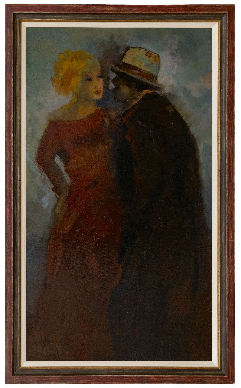 Rijlaarsdam J. | Jan Rijlaarsdam | Schilderijen te koop aangeboden | Een intiem gesprek, olieverf op doek 80,6 x 45,5 cm, gesigneerd linksonder Rijlaarsdam J. | Jan Rijlaarsdam | Schilderijen te koop aangeboden | Een intiem gesprek, olieverf op doek 80,6 x 45,5 cm, gesigneerd linksonder