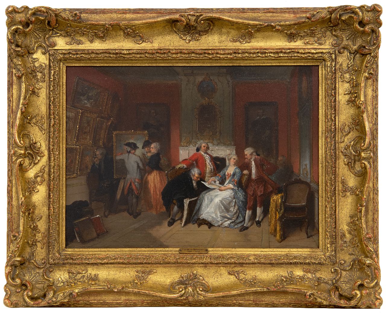 Kate H.F.C. ten | 'Herman' Frederik Carel ten Kate | Schilderijen te koop aangeboden | De kunstliefhebbers, olieverf op paneel 24,9 x 34,1 cm, gesigneerd linksonder en gedateerd 1857 Kate H.F.C. ten | 'Herman' Frederik Carel ten Kate | Schilderijen te koop aangeboden | De kunstliefhebbers, olieverf op paneel 24,9 x 34,1 cm, gesigneerd linksonder en gedateerd 1857