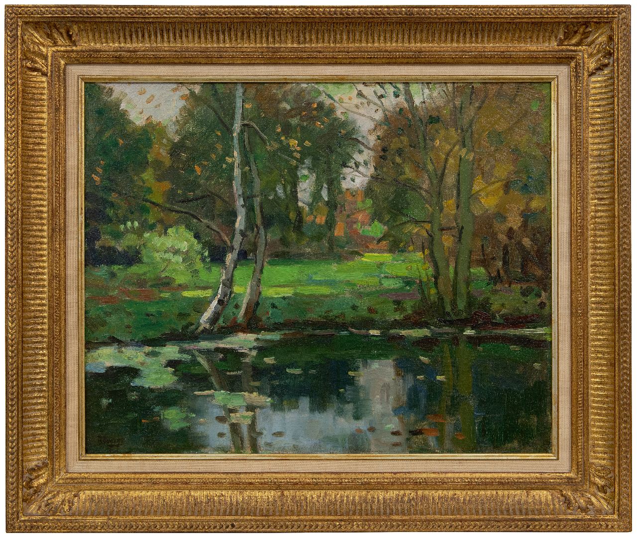 Viegers B.P. | Bernardus Petrus 'Ben' Viegers | Schilderijen te koop aangeboden | Herfstlandschap, olieverf op doek 40,3 x 50,3 cm, gesigneerd linksonder Viegers B.P. | Bernardus Petrus 'Ben' Viegers | Schilderijen te koop aangeboden | Herfstlandschap, olieverf op doek 40,3 x 50,3 cm, gesigneerd linksonder