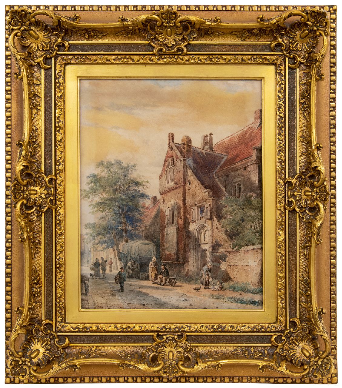 Springer C. | Cornelis Springer | Aquarellen en tekeningen te koop aangeboden | Het Oude Gasthuisklooster te Hasselt, inkt en aquarel op papier 42,7 x 33,6 cm, gesigneerd linksonder en gedateerd '63 Springer C. | Cornelis Springer | Aquarellen en tekeningen te koop aangeboden | Het Oude Gasthuisklooster te Hasselt, inkt en aquarel op papier 42,7 x 33,6 cm, gesigneerd linksonder en gedateerd '63