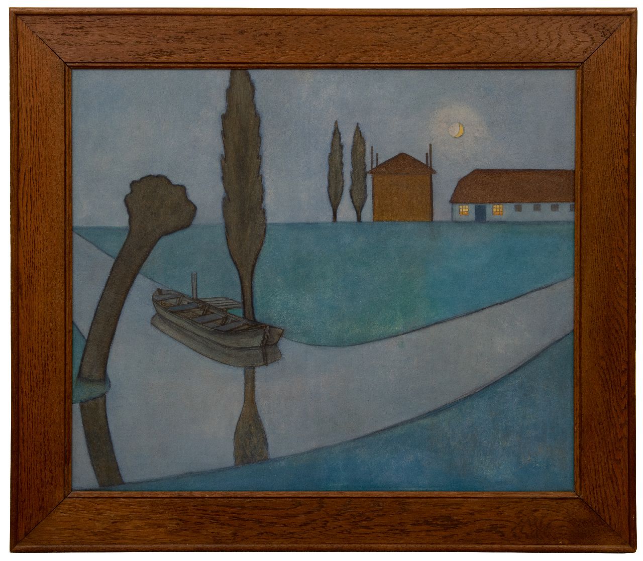 Koning D. | Dirk Koning | Schilderijen te koop aangeboden | Landschap met hooiberg, olieverf op board 61,7 x 72,7 cm, gesigneerd rechtsonder en gedateerd 1928 Koning D. | Dirk Koning | Schilderijen te koop aangeboden | Landschap met hooiberg, olieverf op board 61,7 x 72,7 cm, gesigneerd rechtsonder en gedateerd 1928