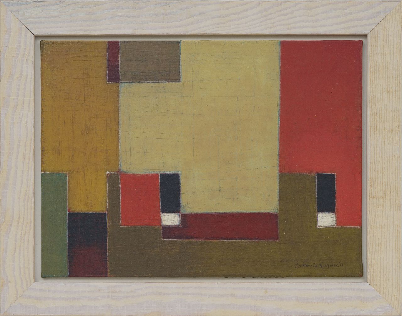 Guzmán A. | Antonia Guzmán, Sterke band, acryl op board 17,8 x 24,2 cm, gesigneerd rechtsonder en gedateerd '11 Guzmán A. | Antonia Guzmán, Sterke band, acryl op board 17,8 x 24,2 cm, gesigneerd rechtsonder en gedateerd '11