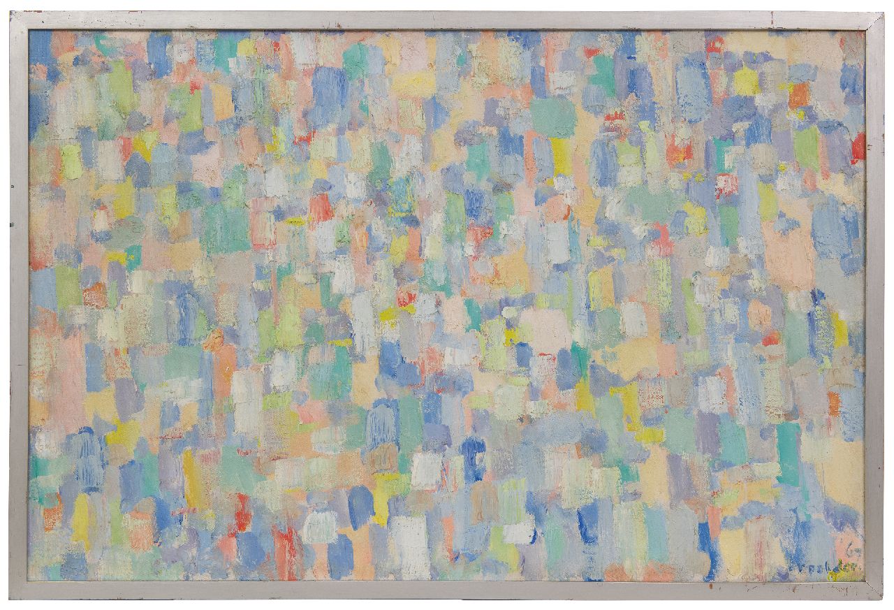 Polder R.C.G. | Rudolph Christiaan Gerrit 'Rudi' Polder | Schilderijen te koop aangeboden | Untitled, olieverf op doek 60,9 x 92,0 cm, gesigneerd rechtsonder en gedateerd '67 Polder R.C.G. | Rudolph Christiaan Gerrit 'Rudi' Polder | Schilderijen te koop aangeboden | Untitled, olieverf op doek 60,9 x 92,0 cm, gesigneerd rechtsonder en gedateerd '67