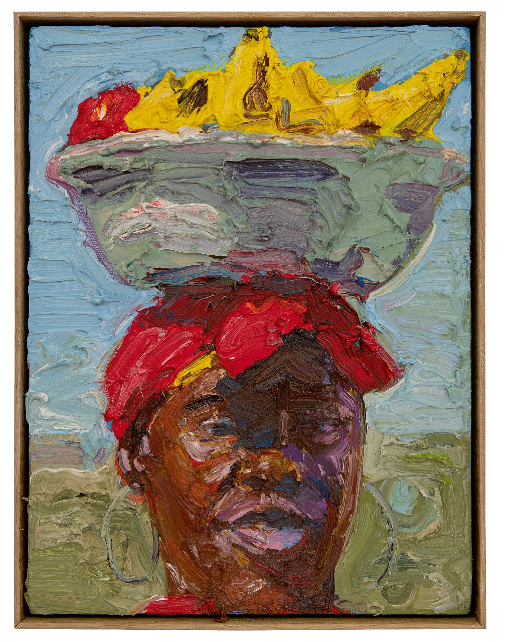 Blaaker C.H.  | Carlos Henny Blaaker | Schilderijen te koop aangeboden | Lady from Cartagena, olieverf op paneel 41,8 x 31,7 cm, gesigneerd verso en verso gedateerd 2026 en 26