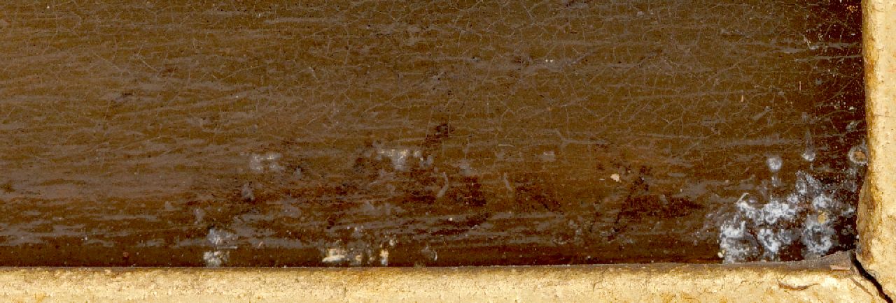 Hollandse School, 19e eeuw signaturen Schaakmat