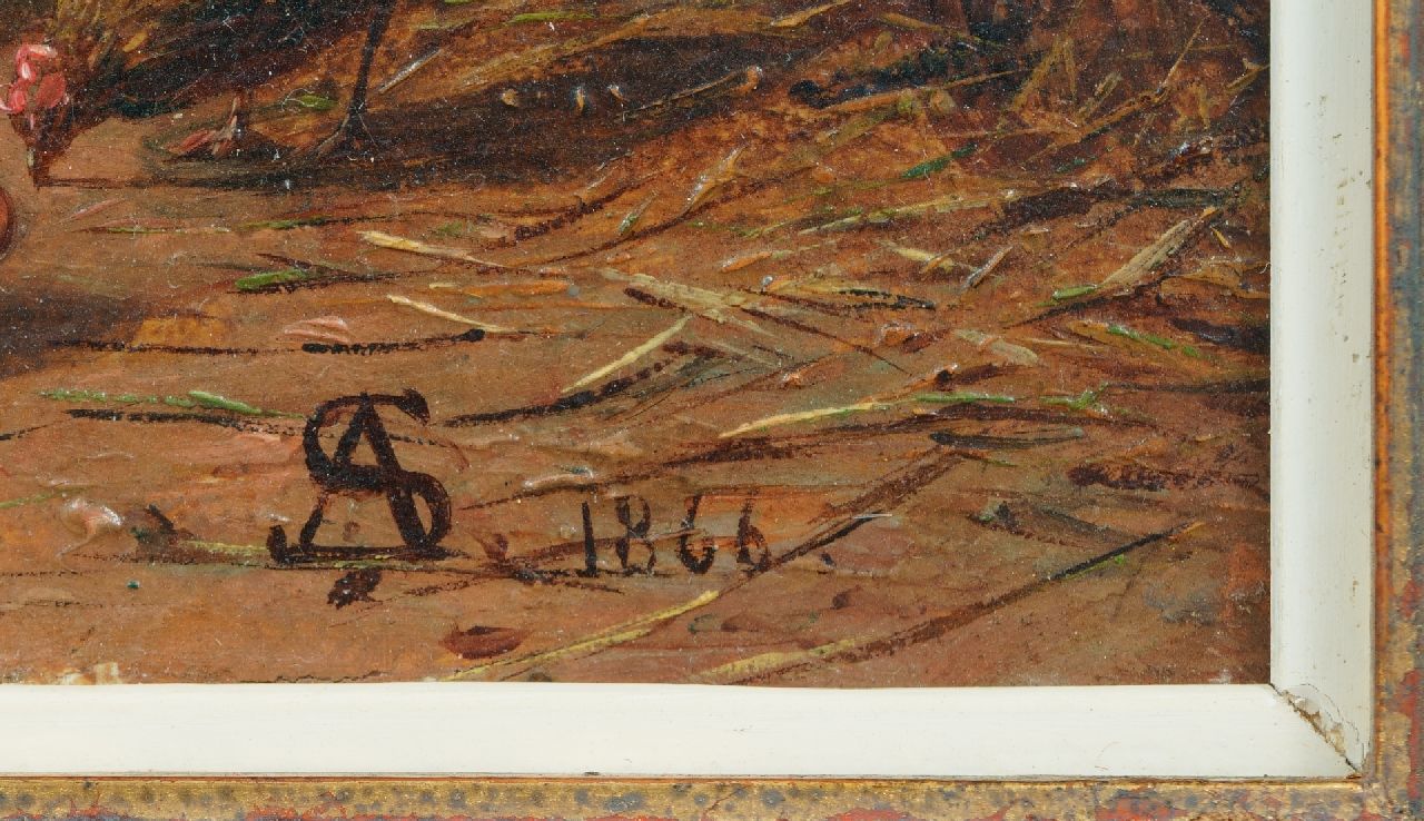 Andries Scheerboom signaturen Spelen met het konijn