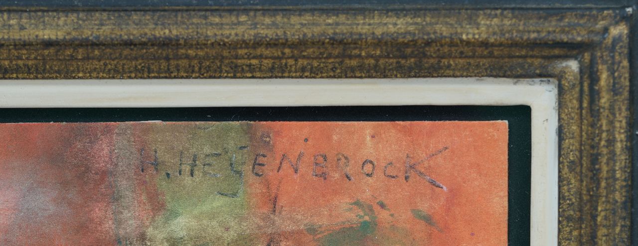 Herman Heijenbrock signaturen De brand, Scheveningen