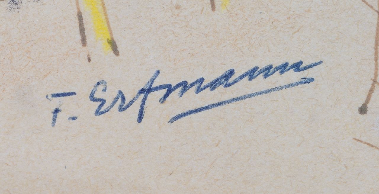 Ferdinand Erfmann signaturen De Duitse serveerster