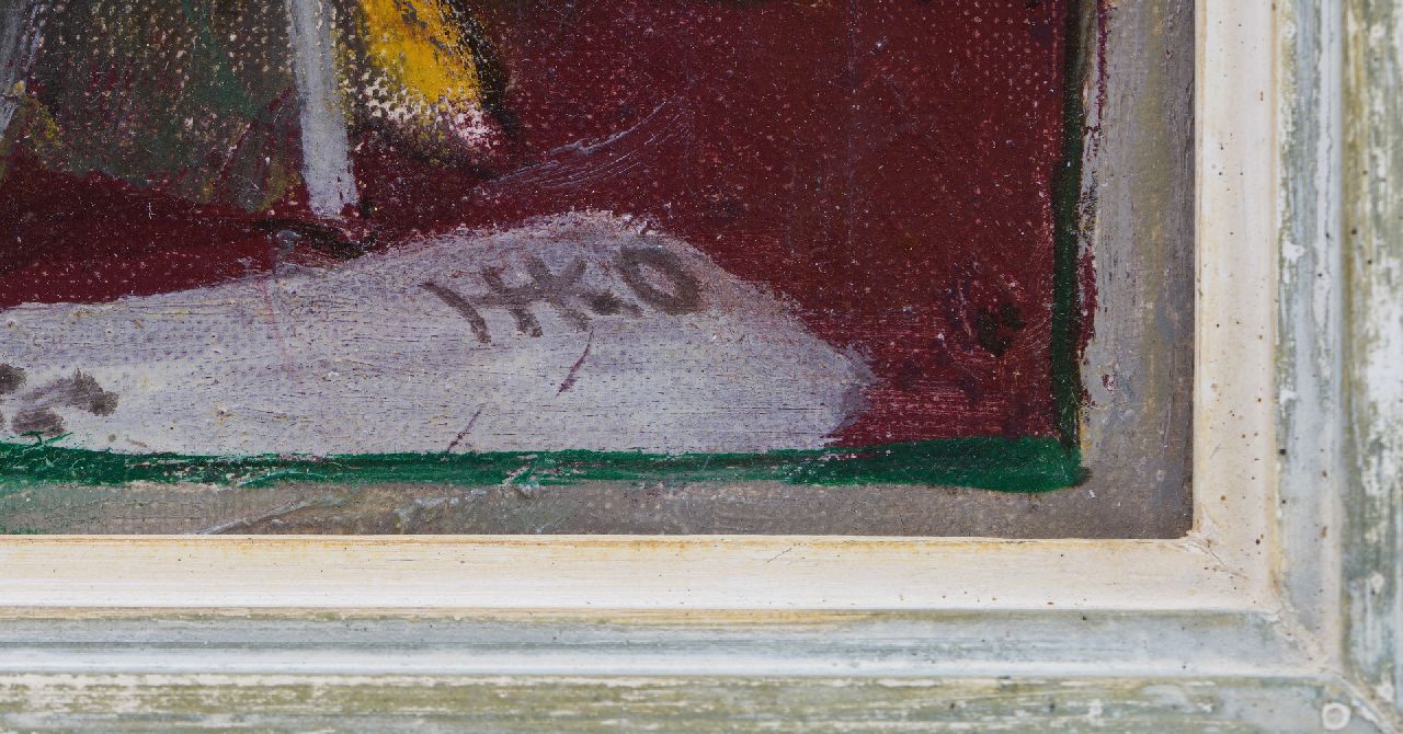 Harm Kamerlingh Onnes signaturen Kind met speelkaarten