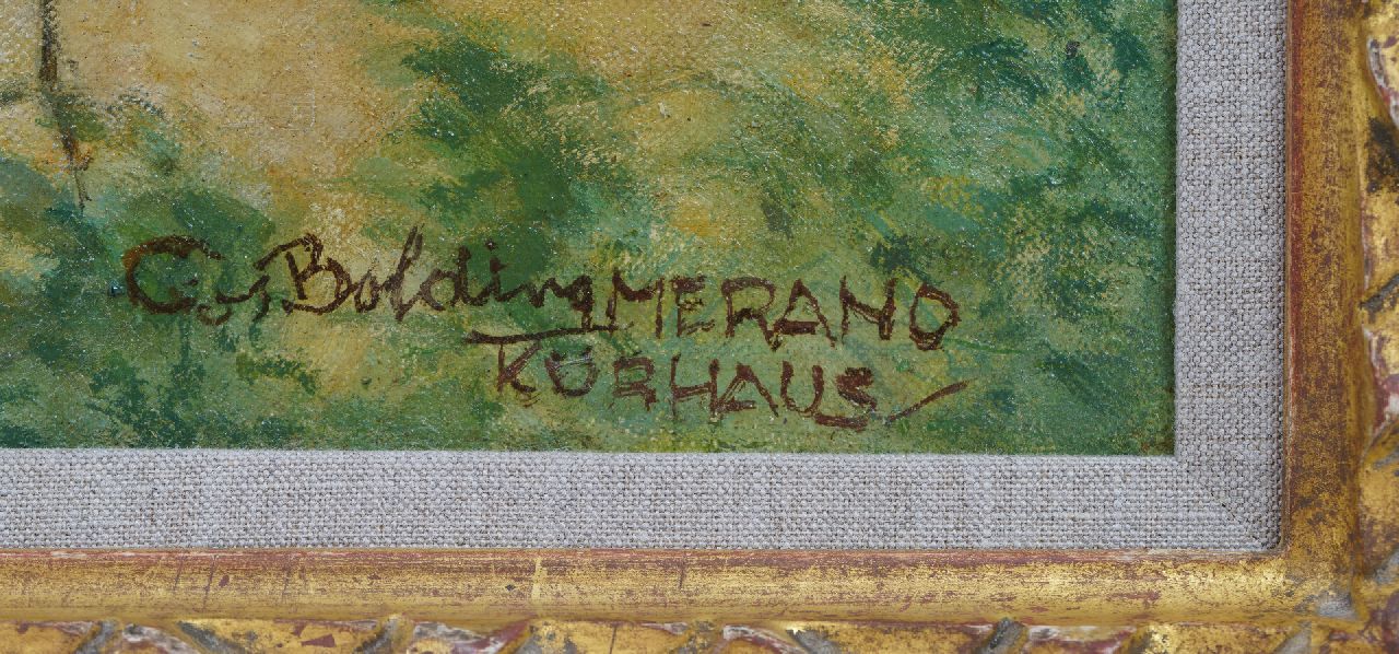 Cees Bolding signaturen Orkest van het Kurhaus in Merano, Italië