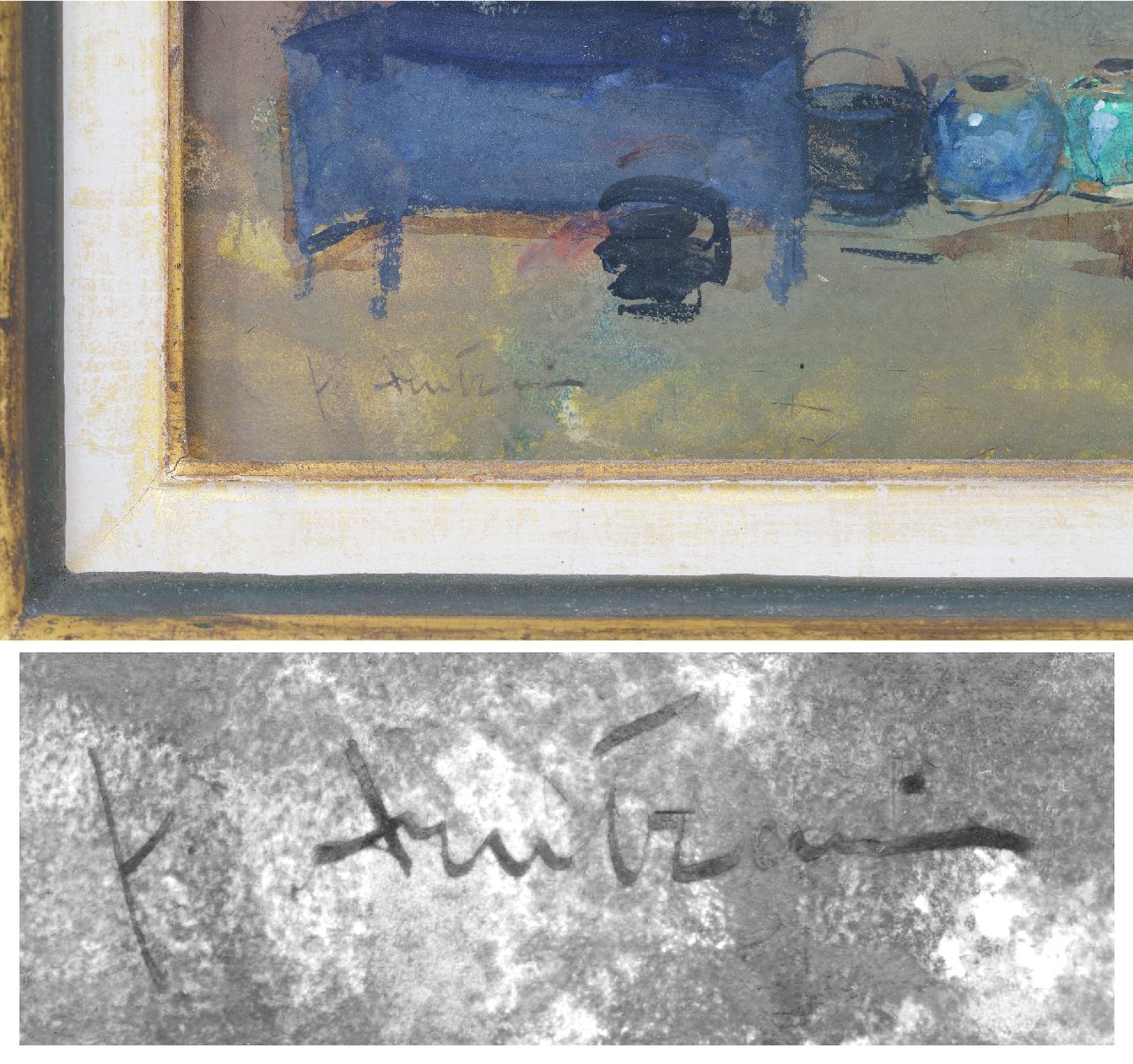 Floris Arntzenius signaturen Haagse stoffenmarkt