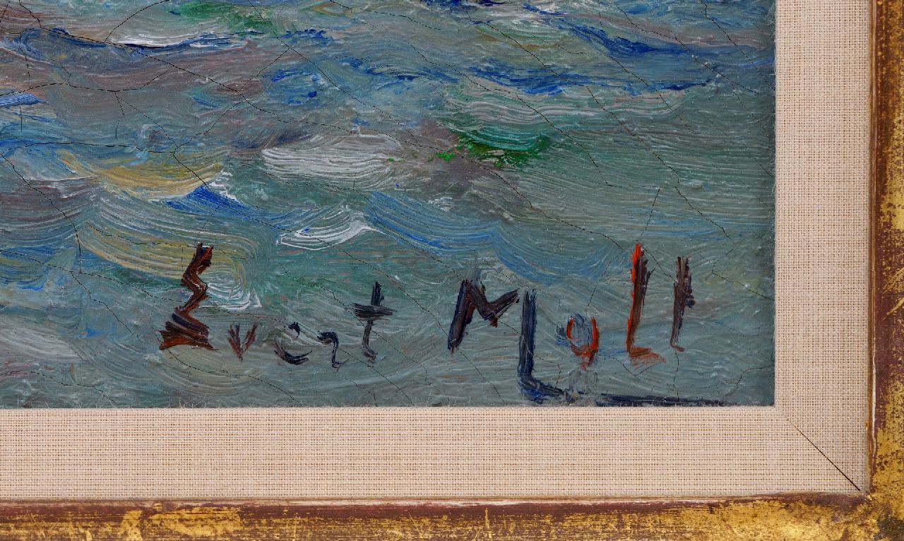 Evert Moll signaturen Scheepvaartverkeer bij Rotterdam