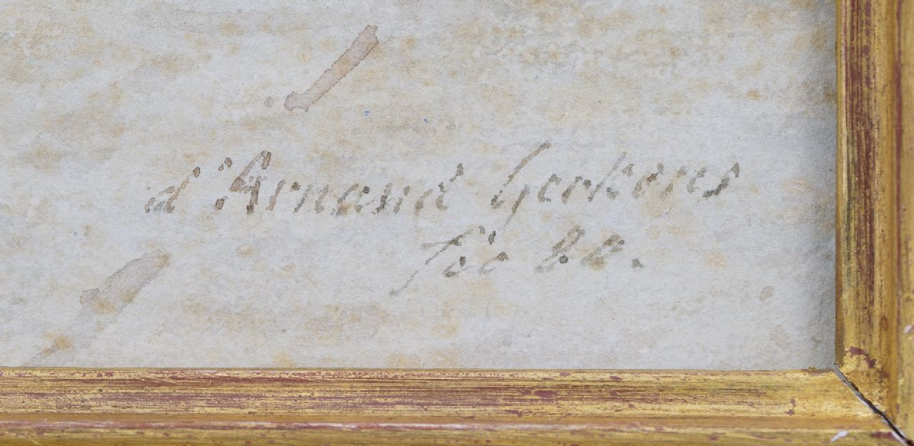 Johannes Christiaan d' Arnaud Gerkens signaturen In de Scheveningse Bosjes