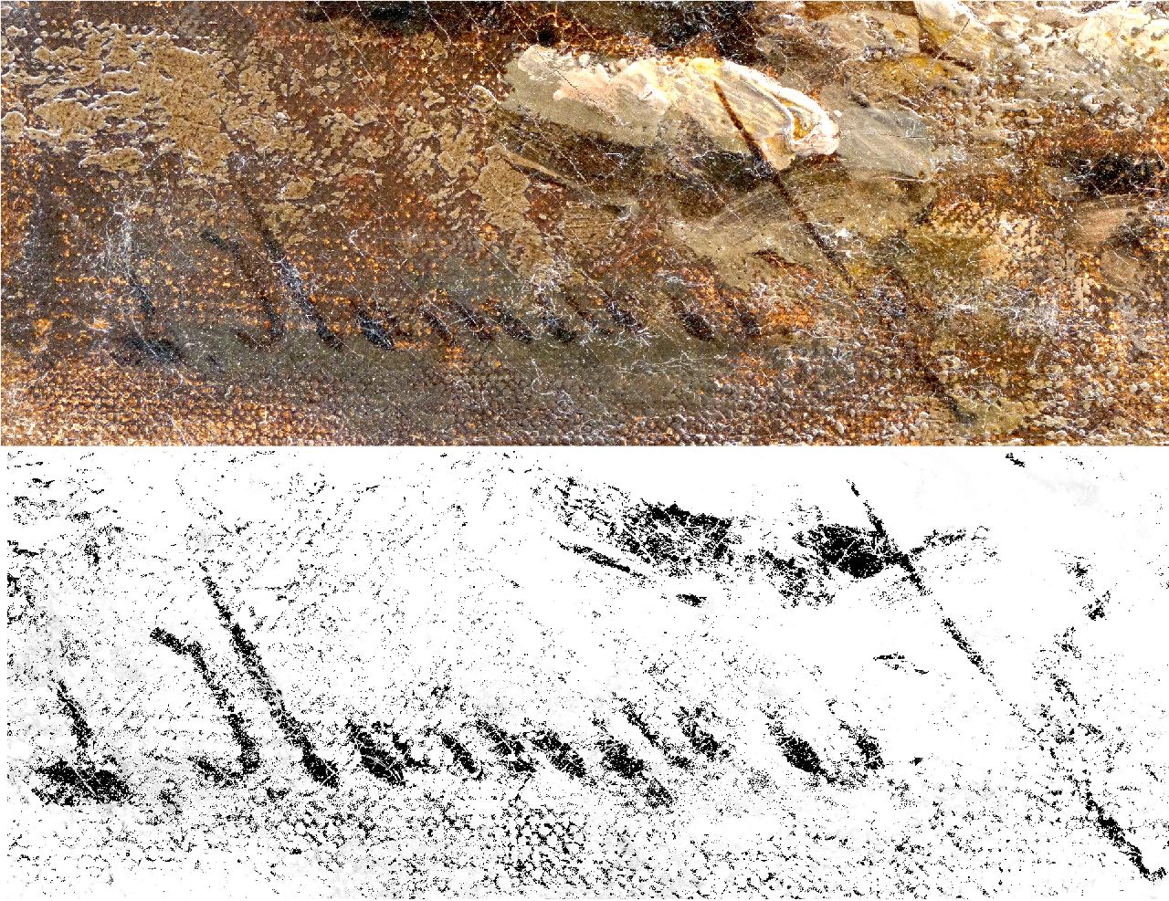 Louwrens Hanedoes signaturen Zonsondergang nabij Le Havre