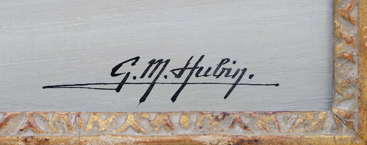 Gilbert Maurice Hubin signaturen Liggend naakt