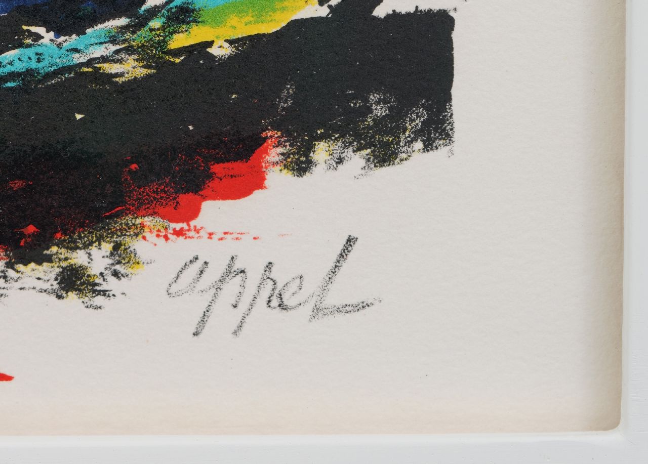 Karel Appel signaturen Musique Barbare (litho)