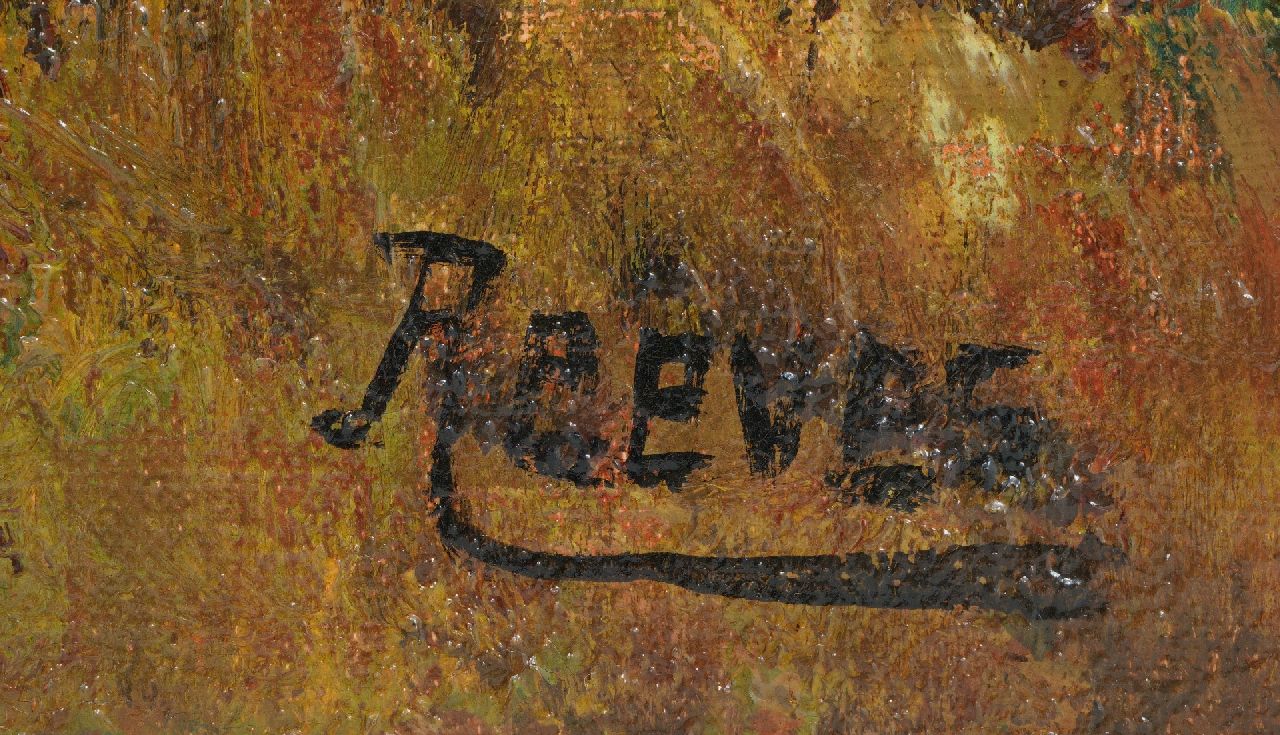 Walter Reeves signaturen Rustende jachthonden