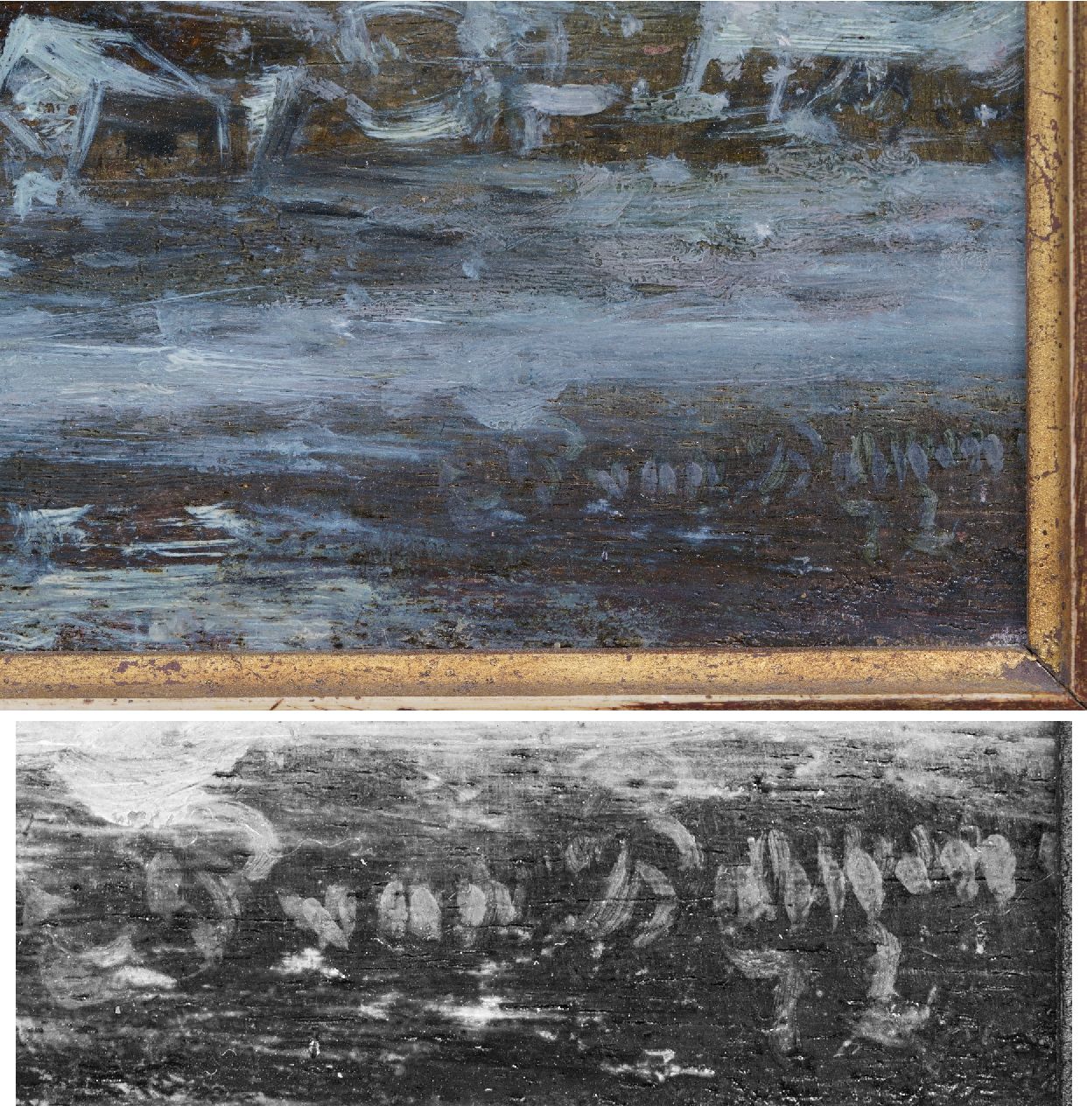 Elias Pieter van Bommel signaturen Schaatspret op een stadsgracht