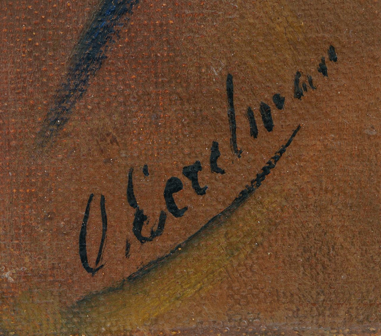 Otto Eerelman signaturen Twee grasparkieten