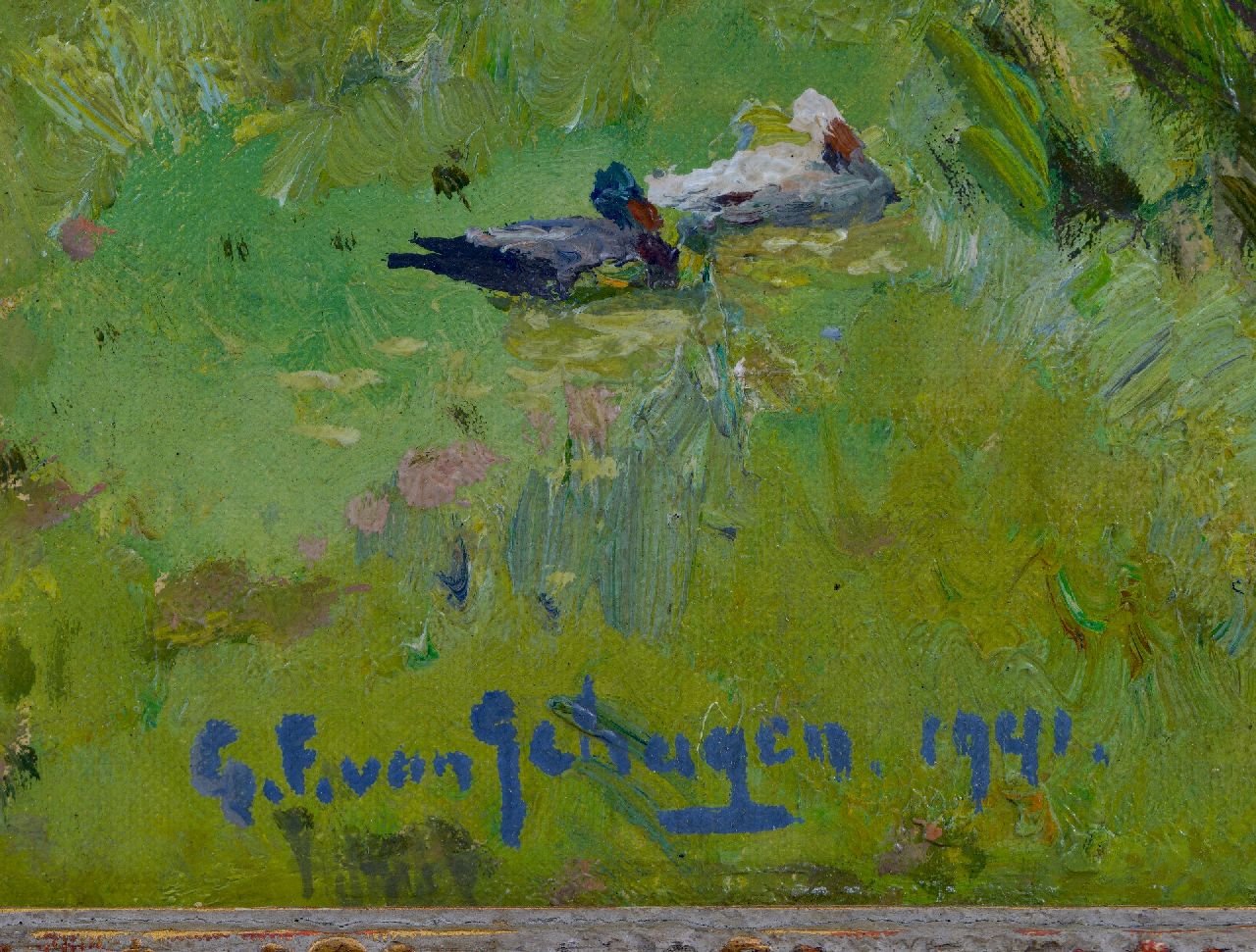 Gerbrand Frederik van Schagen signaturen Watersport in Wartena, Friesland