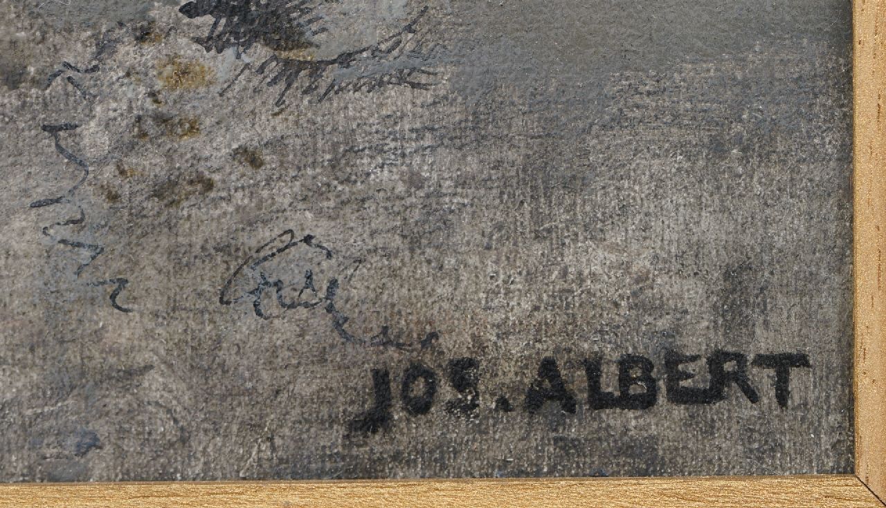 Jos Albert signaturen Stilleven met snoep en knikkers