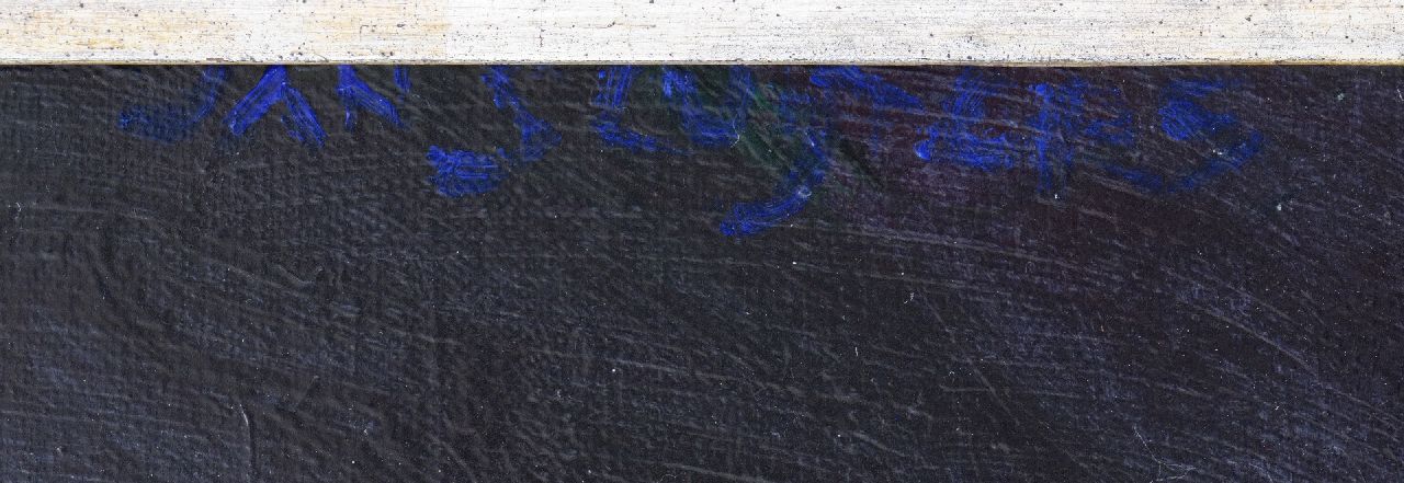 Jan Sluijters signaturen Orchideeën in glasvaasje