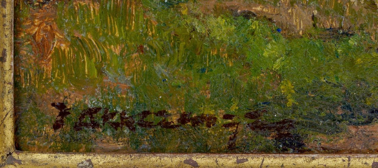 Johannes Evert Akkeringa signaturen Houtsprokkelen