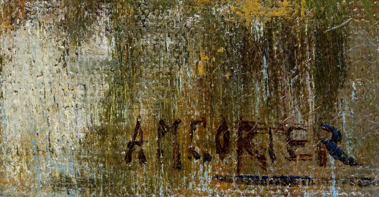 Arnold Marc Gorter signaturen Koeien bij de Vordense Beek