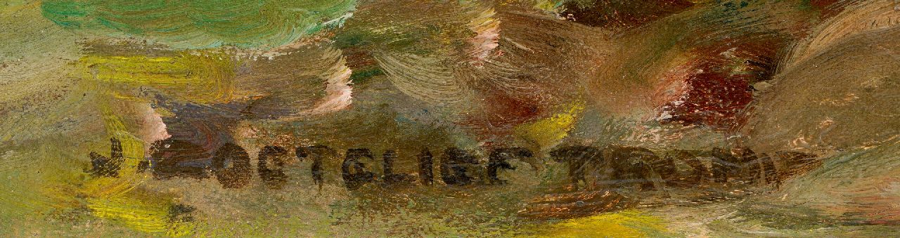 Jan Zoetelief Tromp signaturen Huiswaarts met het gezin, Katwijk