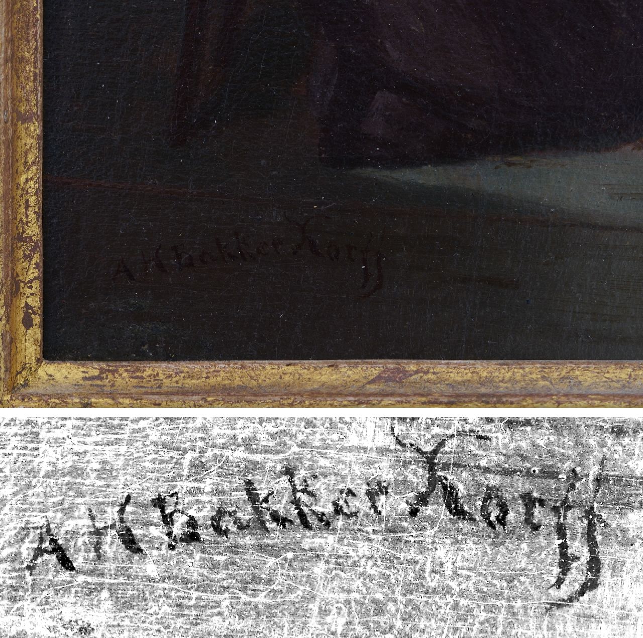 Alexander Hugo Bakker Korff signaturen De jonge naaister