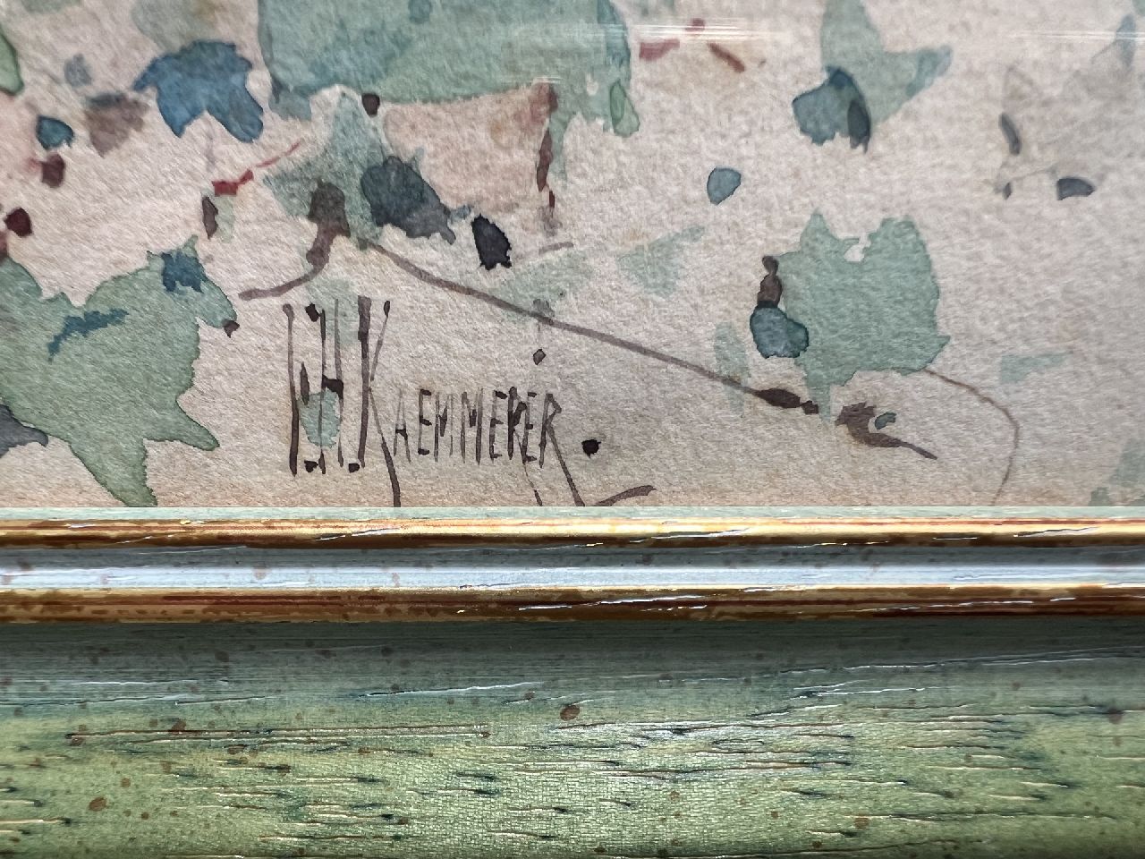 Frederik Hendrik Kaemmerer signaturen De huwelijksreis