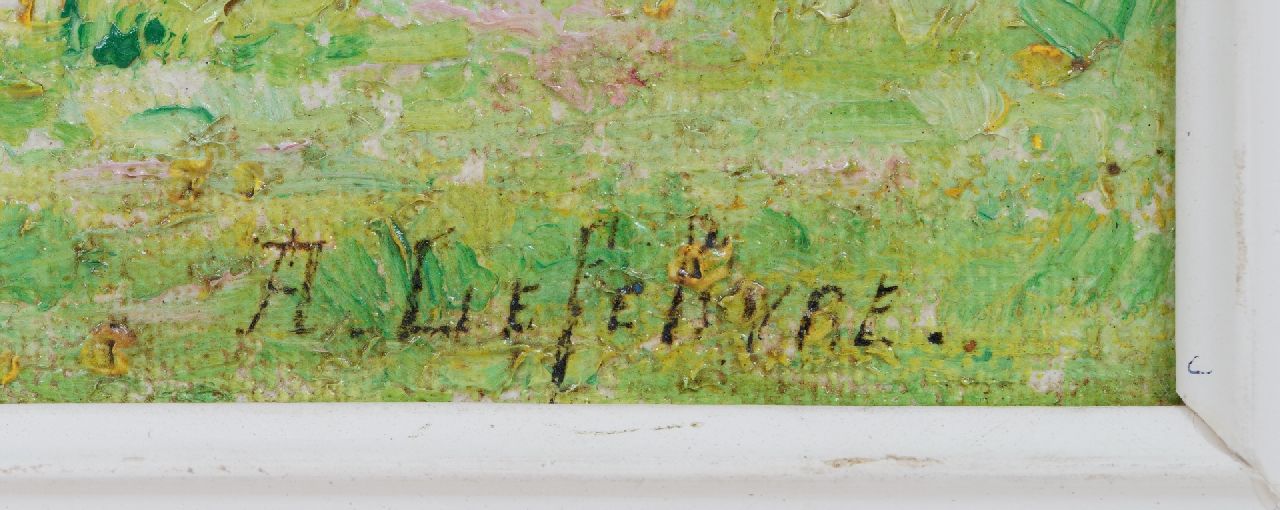 Albert Lefebvre signaturen Zonovergoten boerderij