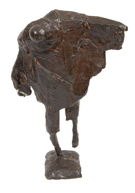 Claus E.  | Pierrot vom Commedia dell'arte, Bronze 36,0 x 24,0 cm, Unterzeichnet in der Basis