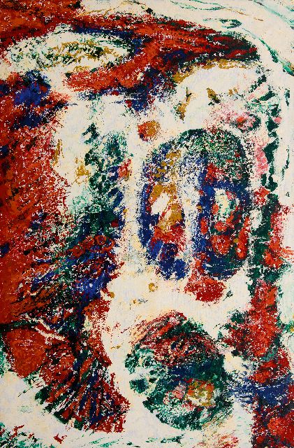 Frieda Hunziker | Wo die Bereiche meiner Träume Wirklichkeit werden, Öl auf Leinwand, 150,0 x 100,0 cm, zu datieren 1966