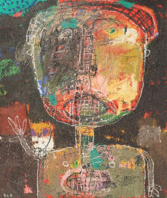 Armen Eloyan | Zonder titel, olieverf op doek, 130,3 x 110,0 cm, gesigneerd l.o. en verso