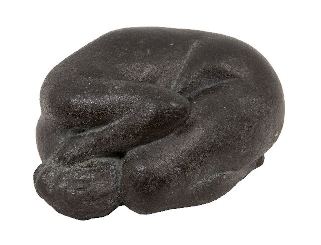 Joop Hekman | Vrouwelijk naakt, brons, 12,0 cm, gesigneerd op achterzijde met monogram en te dateren ca. 1955