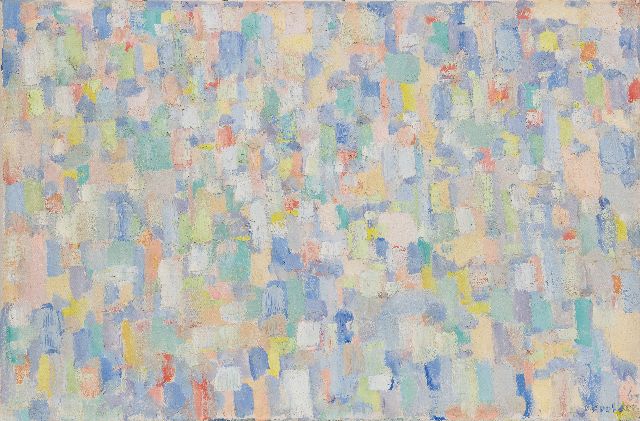 Polder R.C.G.  | Untitled, olieverf op doek 60,9 x 92,0 cm, gesigneerd r.o. en gedateerd '67