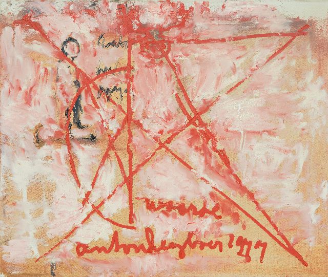 Anton Heyboer | Zonder titel, olieverf op doek, 55,0 x 65,0 cm, gesigneerd m.o. en gedateerd 1977